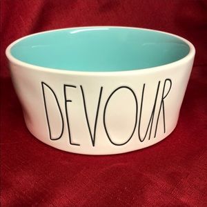 Rae Dunn “DEVOUR” Large Bowl New!